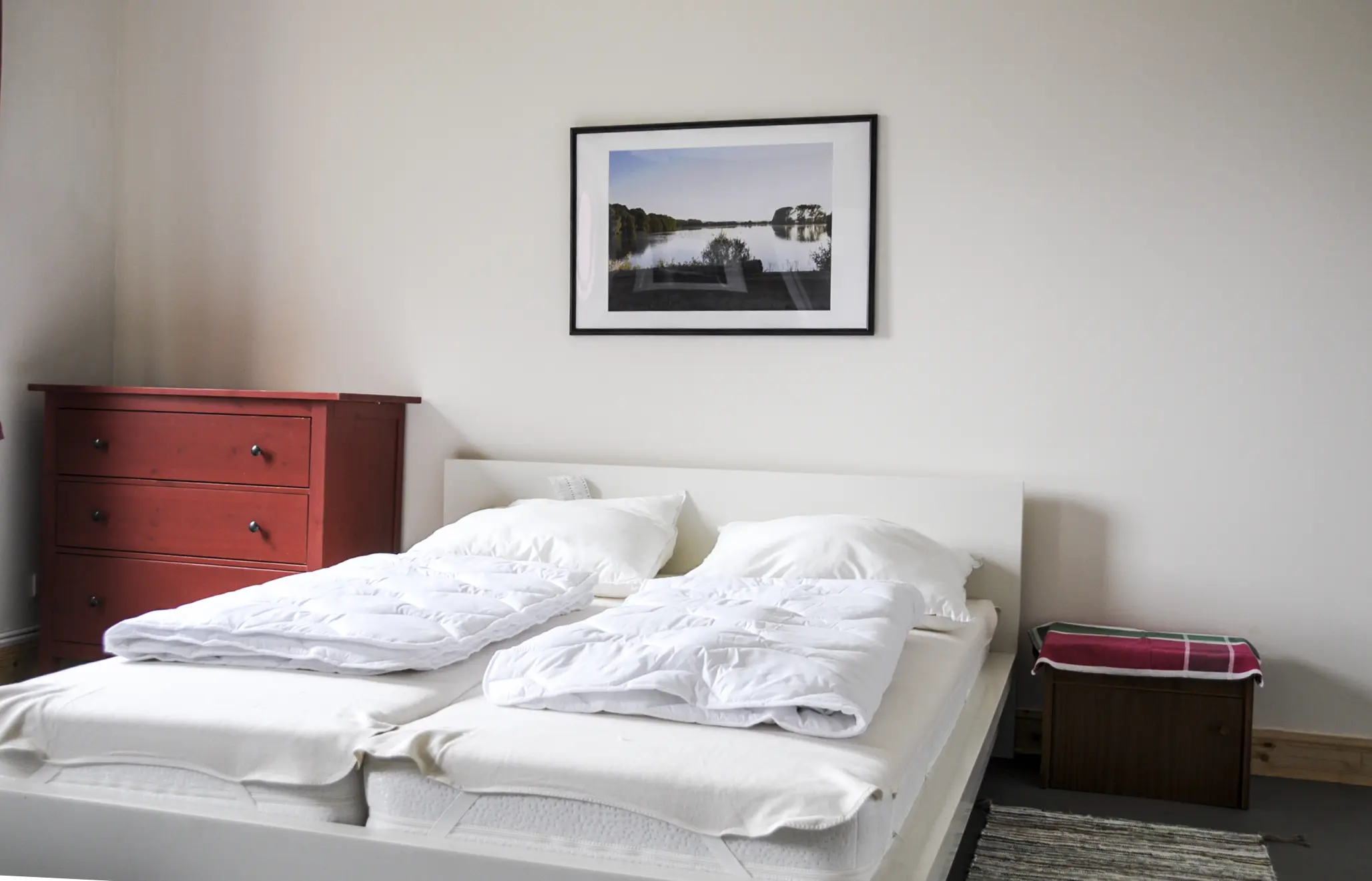 Schlafzimmer mit Rückzug